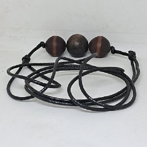 Moringa & dragon’s blood wood necklace with natural energy for health & protection – m0028